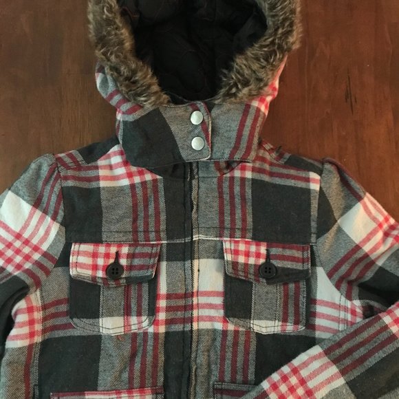 Roxy plaid jacket Size small - Picture 3 of 4